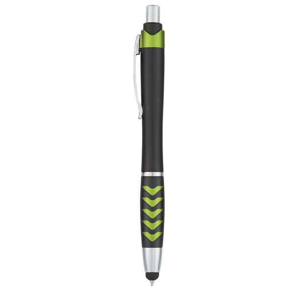 Black With Green color option for V Accented Stylus Pen
