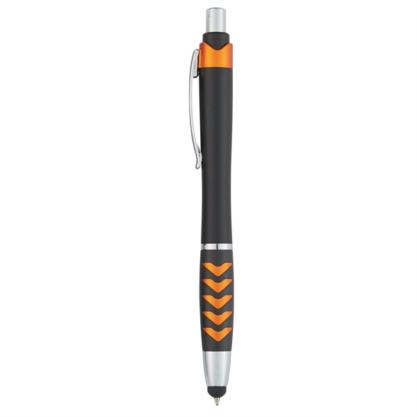 Black With Orange color option for V Accented Stylus Pen