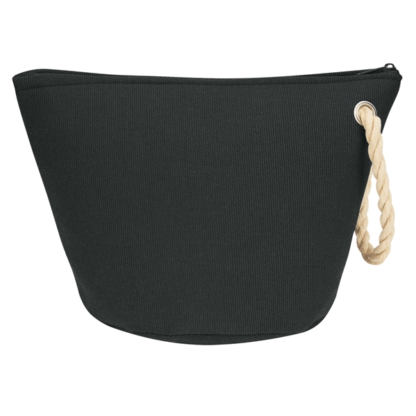 Black color option for Handy Beauty Bag With Rope String