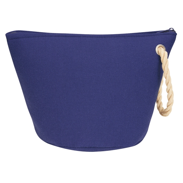 Blue color option for Handy Beauty Bag With Rope String