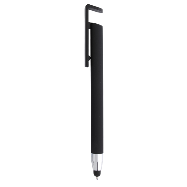 Black color option for Sleek Stylus And Pen With Phone Stand Combo
