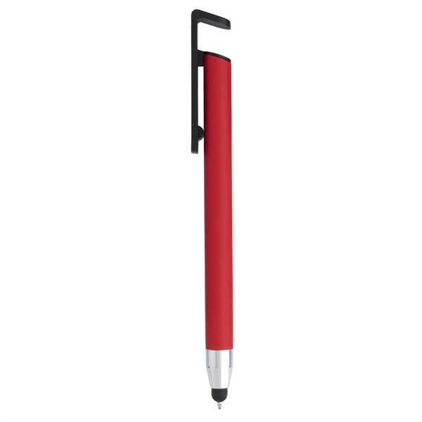 Red color option for Sleek Stylus And Pen With Phone Stand Combo
