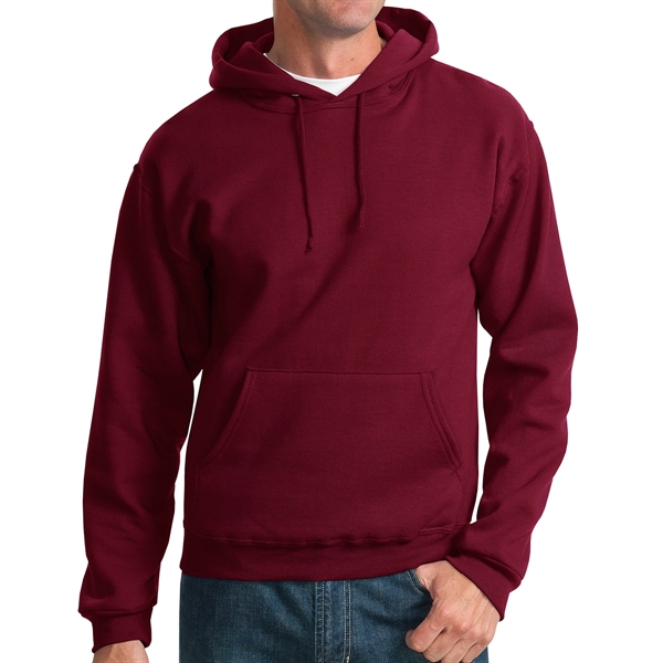 Black Heather color option for Jerzees® Nu Blend® Sweatshirt Hoodie