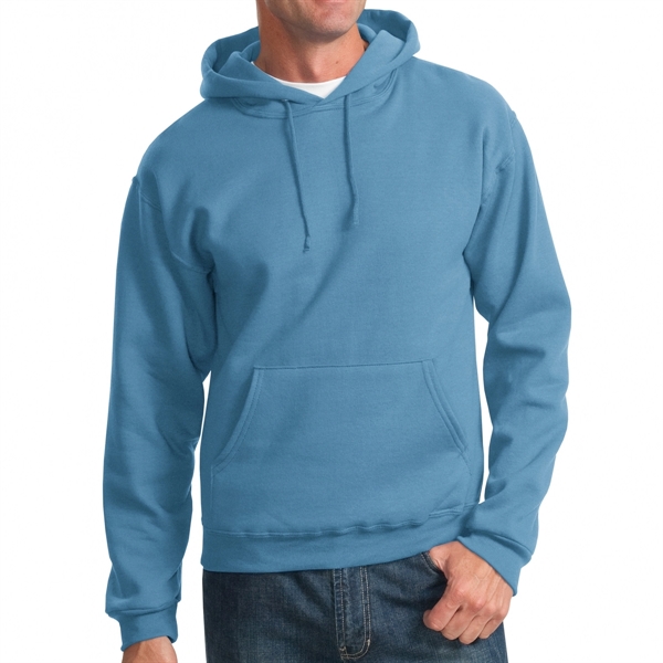 Vintage Heather Blue color option for Jerzees® Nu Blend® Sweatshirt Hoodie