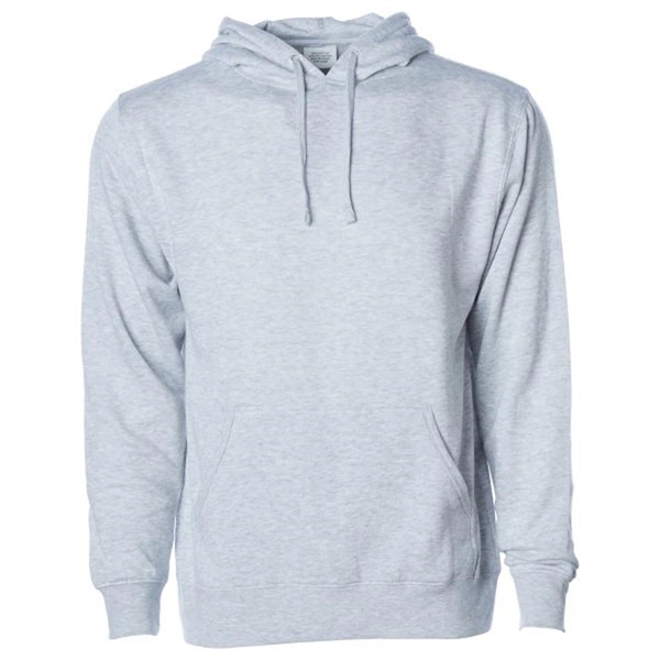 Gray Heather color option for Men's Durable And Pill Resistant Sweatshirt