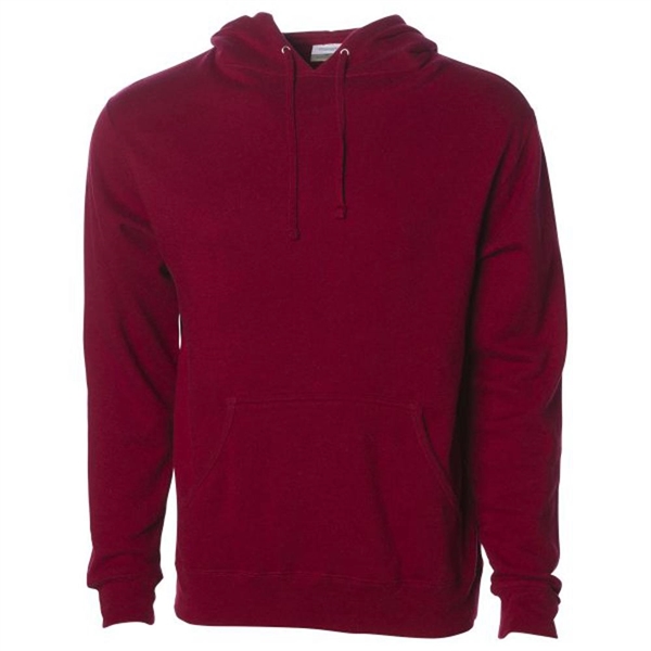 Red Heather color option for Men's Durable And Pill Resistant Sweatshirt