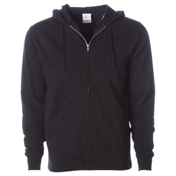 Black color option for Men's Soft Sweatshirt With Zipper And Hood