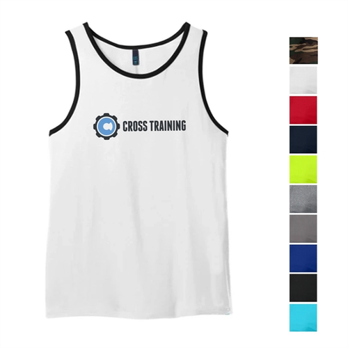 Main photo of District® Male Youth's Cotton Ringer Tank Top