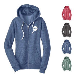 Photo of District® Junior's Marled Zippered Hoodie