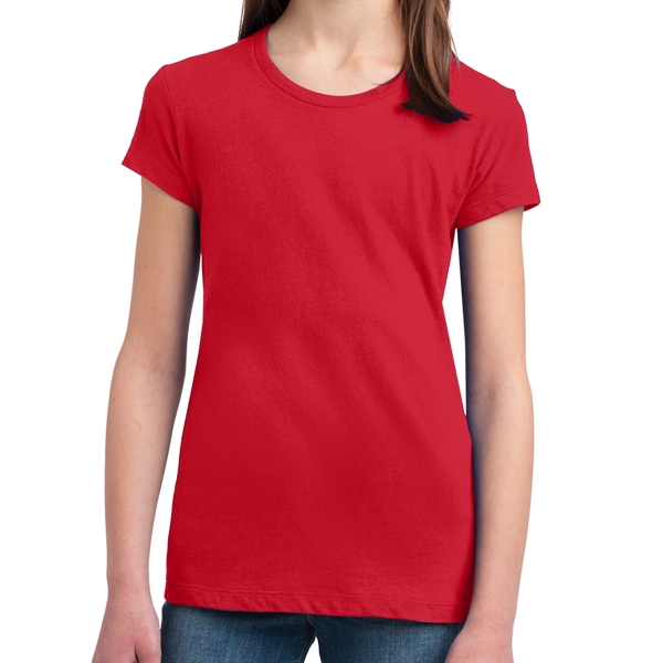 New Red color option for Plain Girls' Concert Tee