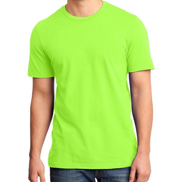 Lime Shock color option for Smooth And Simple Men Tees
