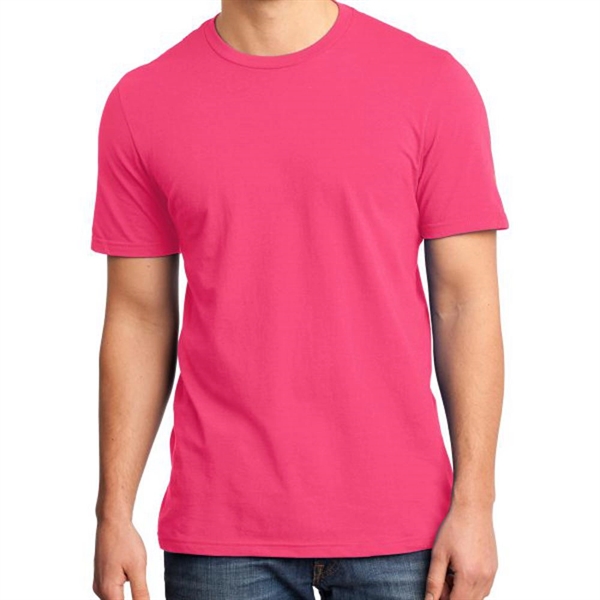 Neon Pink color option for Smooth And Simple Men Tees