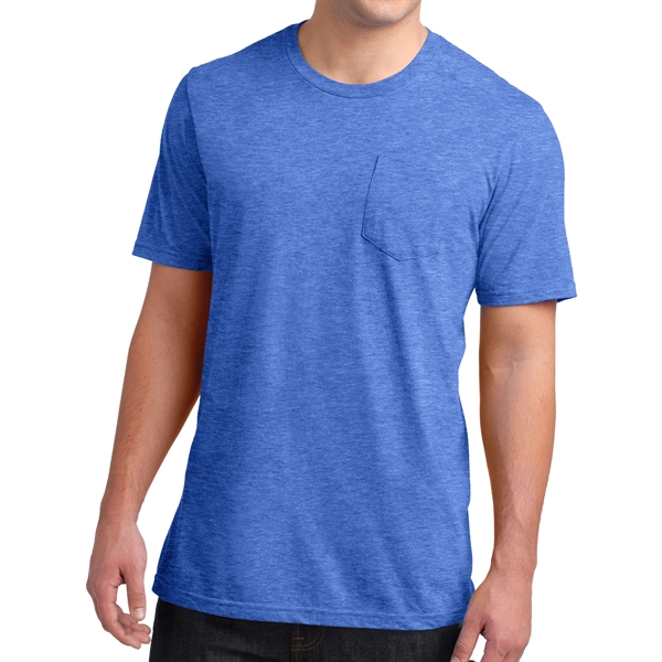 Heather Royal color option for Classic Pocket Tee For Boys