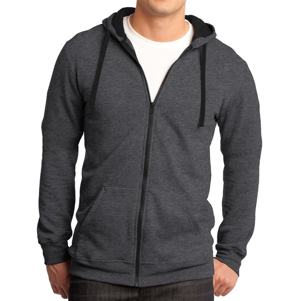 Heather Charcoal color option for Full Zip Hoodie For Boys