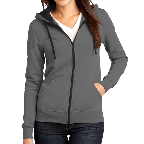 Gray color option for Unisex Full Zip Hoodie For Outdoors