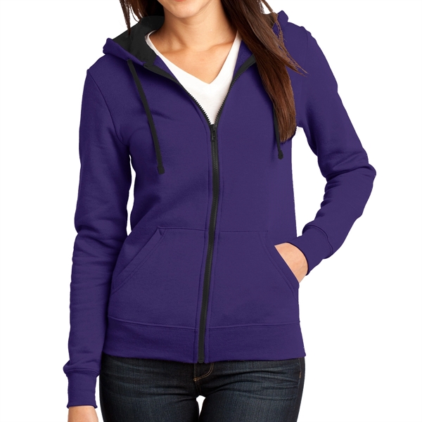 Purple color option for Unisex Full Zip Hoodie For Outdoors