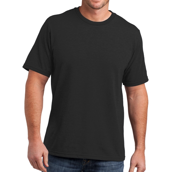 Black color option for District Made Perfect Blend T Shirt For Men