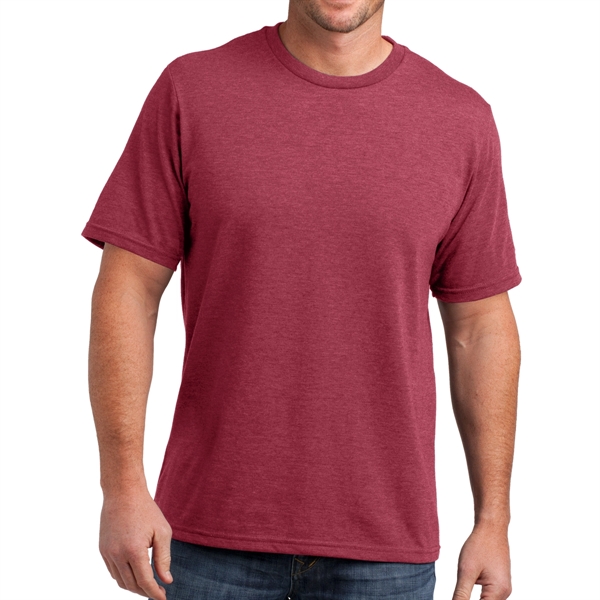 Heather Red color option for District Made Perfect Blend T Shirt For Men