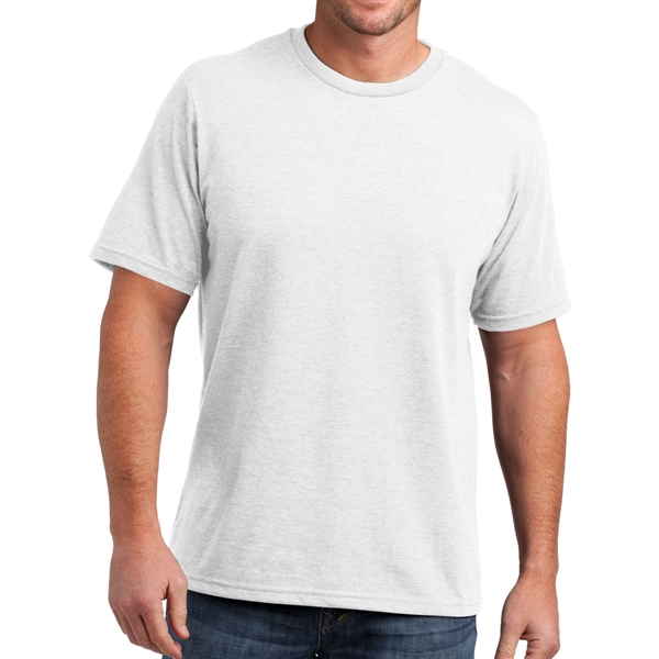 White color option for District Made Perfect Blend T Shirt For Men