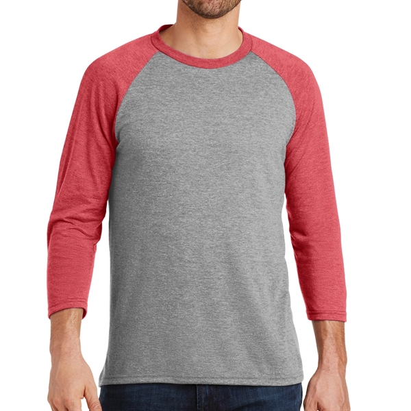 Red Frost/Gray Frost color option for 3/4 Sleeve Raglan