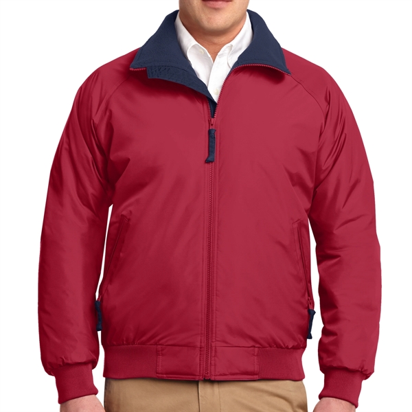 Maroon/True Black color option for Lovely Authority Jacket