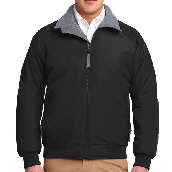 True Black/Gray Heather color option for Lovely Authority Jacket