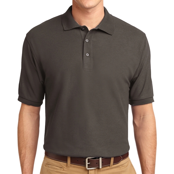 Bark color option for Silk Authority Polo Shirt