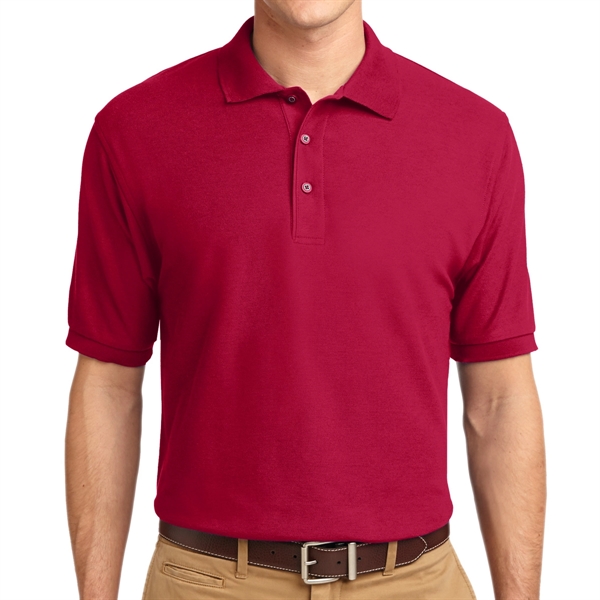 Burgundy color option for Silk Authority Polo Shirt