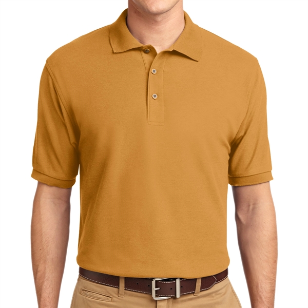 Coffee color option for Silk Authority Polo Shirt