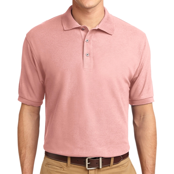 Light Pink color option for Silk Authority Polo Shirt