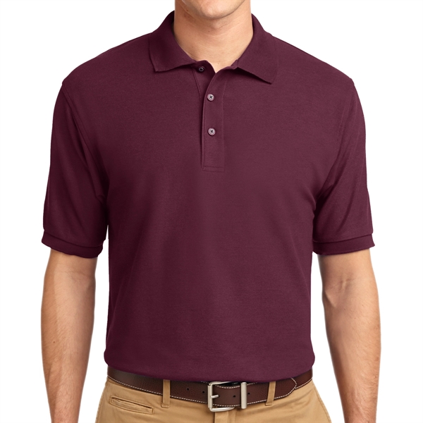 Maroon color option for Silk Authority Polo Shirt