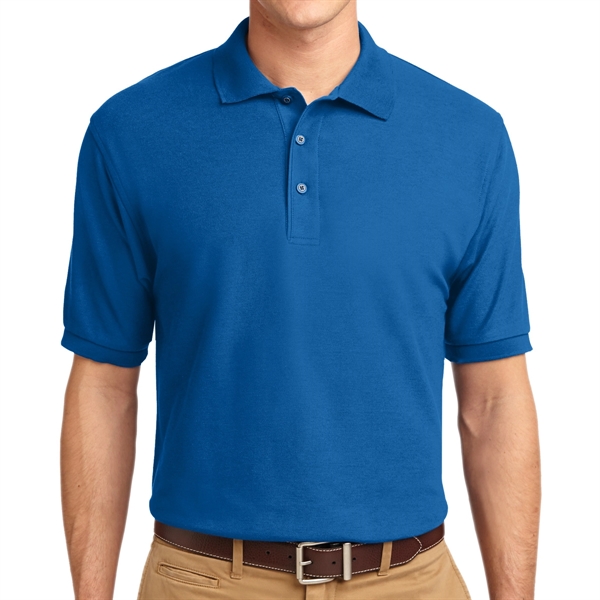 Maui Blue color option for Silk Authority Polo Shirt