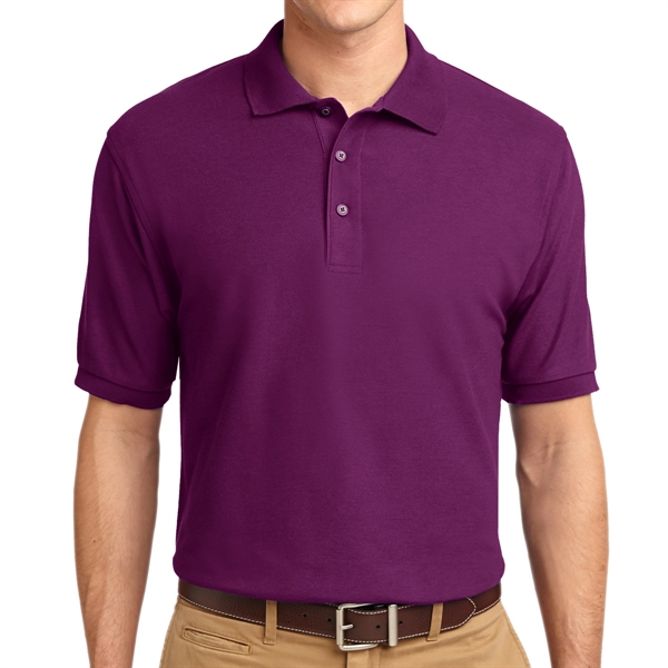 Purple color option for Silk Authority Polo Shirt