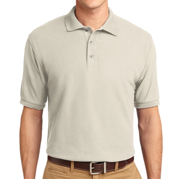 Stone color option for Silk Authority Polo Shirt