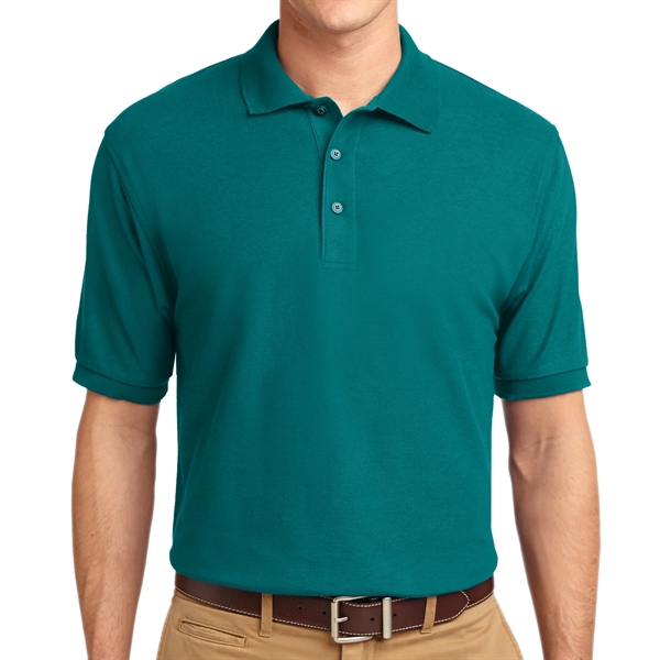 Teal color option for Silk Authority Polo Shirt