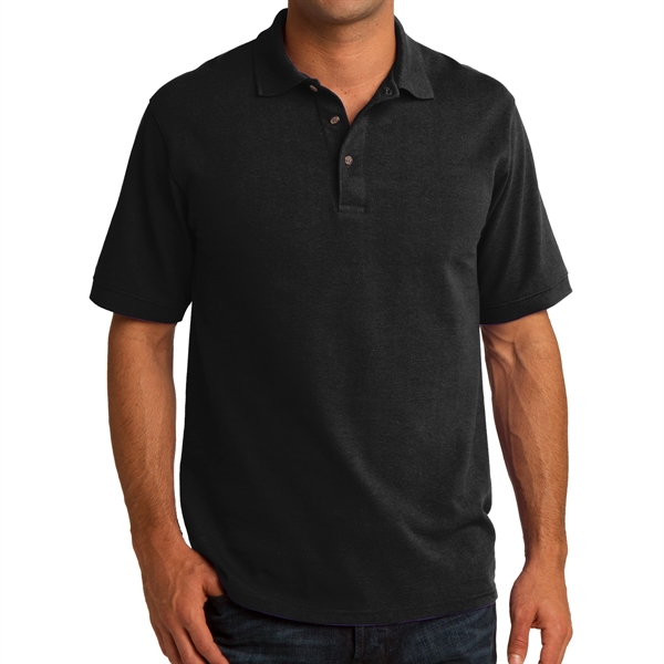 Charcoal color option for Port & Company® Core Blend Piqued Everyday Polo