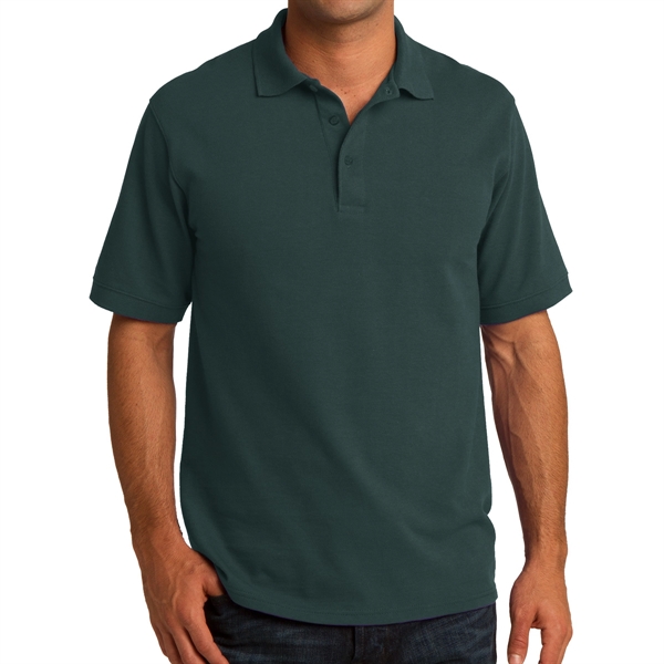 Dark Green color option for Port & Company® Core Blend Piqued Everyday Polo