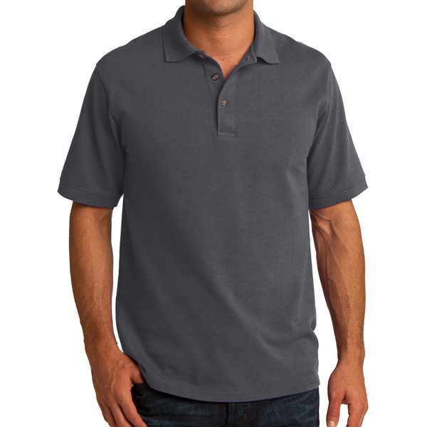 Deep Navy color option for Port & Company® Core Blend Piqued Everyday Polo