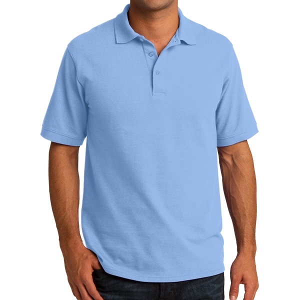 Light Blue color option for Port & Company® Core Blend Piqued Everyday Polo