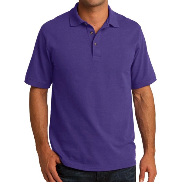 Purple color option for Port & Company® Core Blend Piqued Everyday Polo
