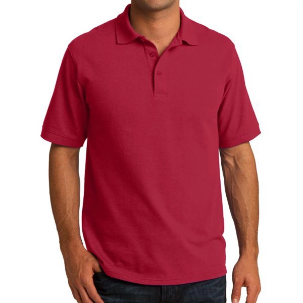 Red color option for Port & Company® Core Blend Piqued Everyday Polo