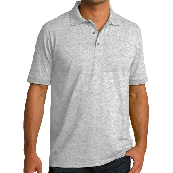 Ash color option for Everyday Port & Company® Core Blend Jersey Knit Polo