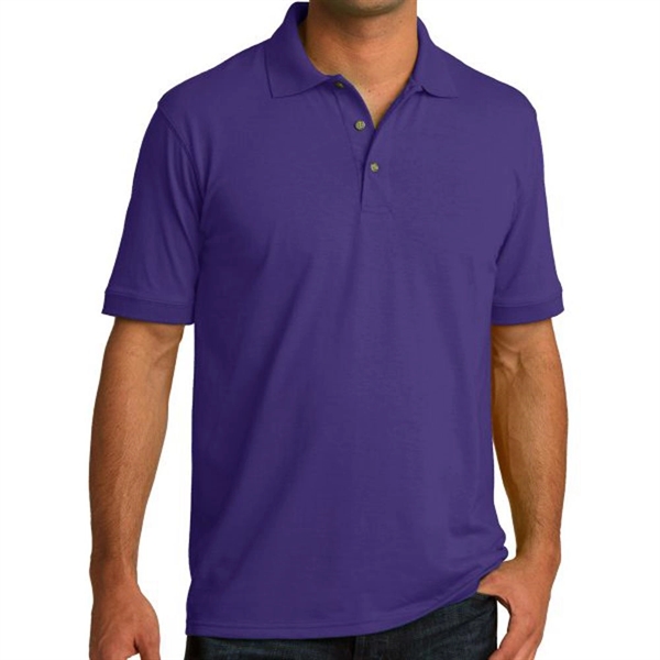 Purple color option for Everyday Port & Company® Core Blend Jersey Knit Polo