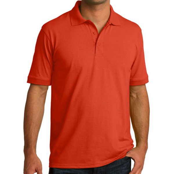 Safety Orange color option for Everyday Port & Company® Core Blend Jersey Knit Polo