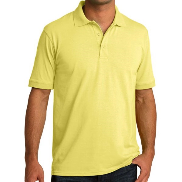 Yellow color option for Everyday Port & Company® Core Blend Jersey Knit Polo