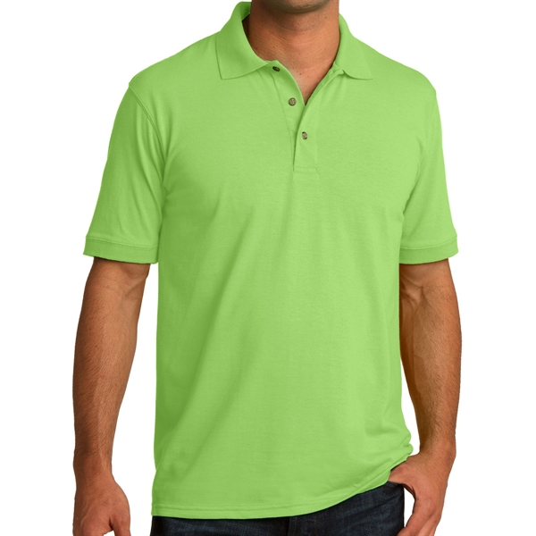 Safety Green color option for Jersey Knitted Polo