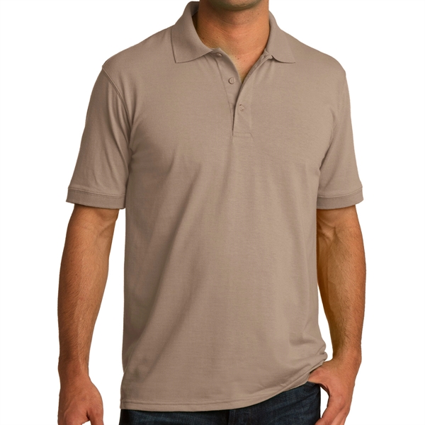 Sand color option for Jersey Knitted Polo