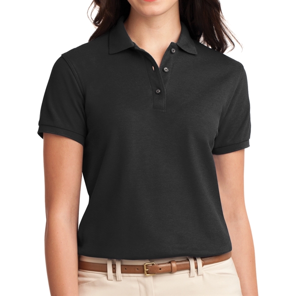 Black color option for Ladies Polo Shirt