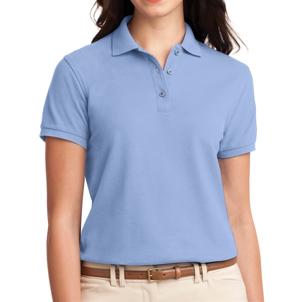 Bright Lavender color option for Ladies Polo Shirt