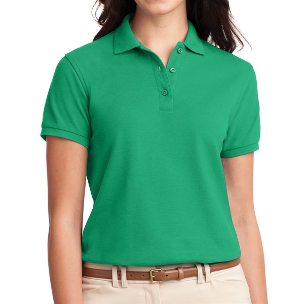 Clover Green color option for Ladies Polo Shirt